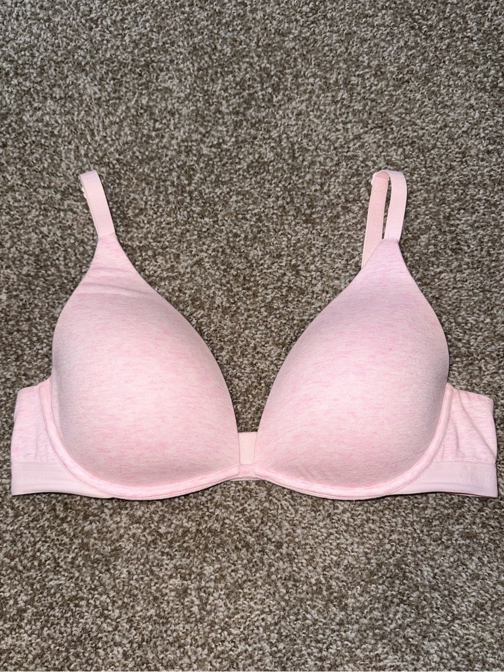 Victoria's Secret Light Pink Padded T-Shirt Bra 34D